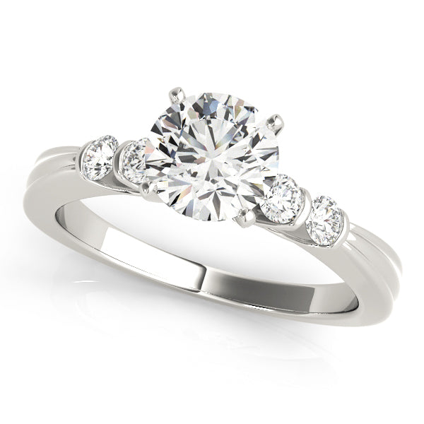 Single Row Prong Set Diamond Engagement Ring · 0.40 ct tw