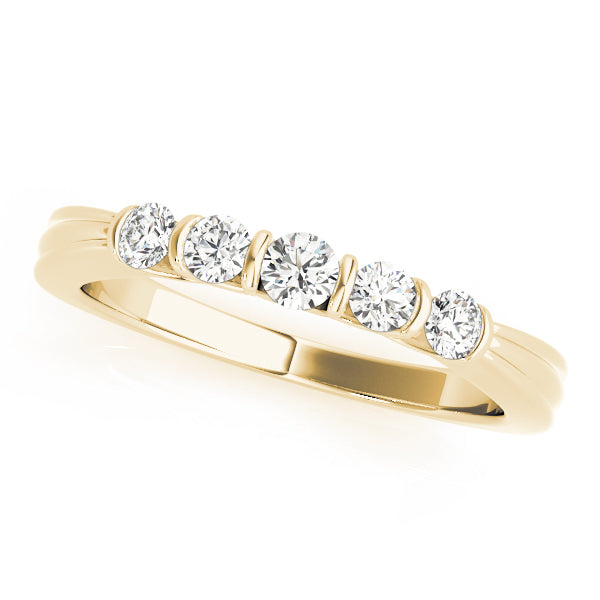 Bar Set Diamond Wedding Band · 0.30 ct tw