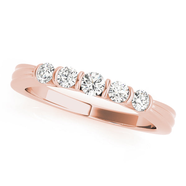 Bar Set Diamond Wedding Band · 0.30 ct tw