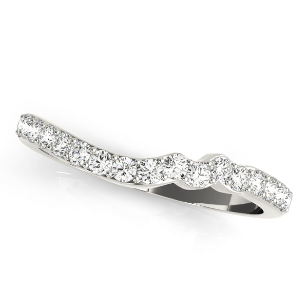 Curved Diamond Wedding Band · 0.34 ct tw