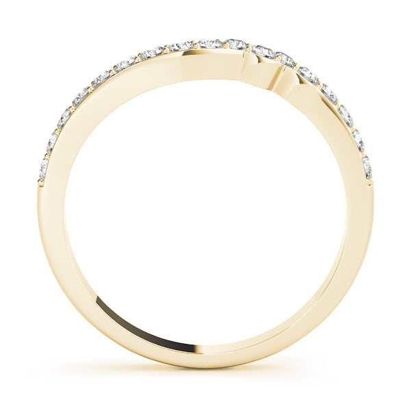 Curved Diamond Wedding Band · 0.34 ct tw