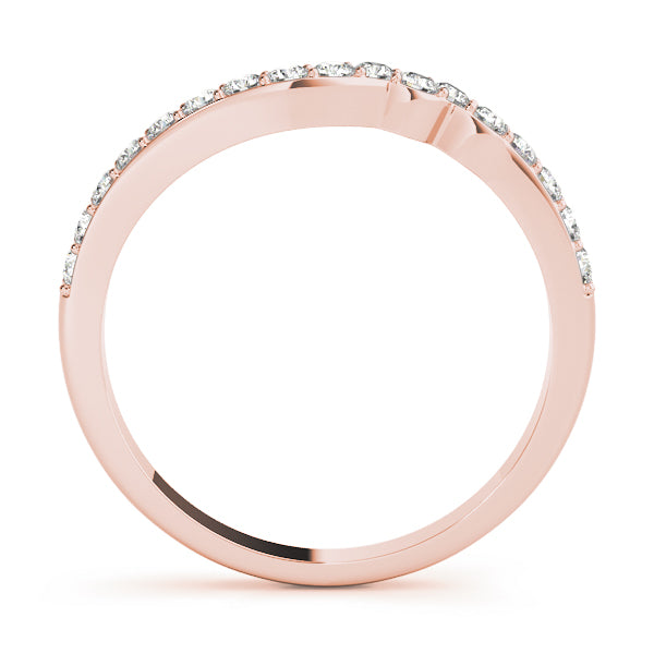 Curved Diamond Wedding Band · 0.34 ct tw