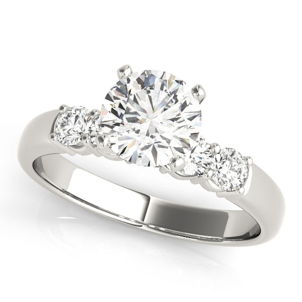 Single Row Prong Set Diamond Engagement Ring · 0.40 ct tw
