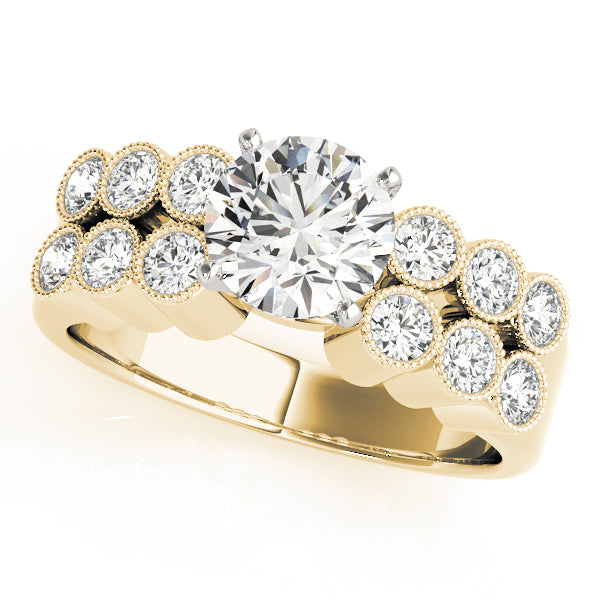 Multi-Row Diamond Engagement Ring · 0.48 ct tw