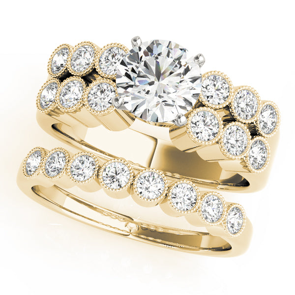 Multi-Row Diamond Engagement Ring · 0.48 ct tw