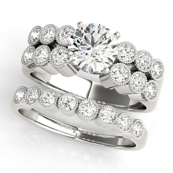 Multi-Row Diamond Engagement Ring · 0.48 ct tw