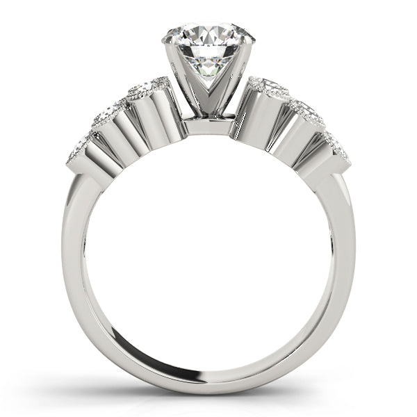 Multi-Row Diamond Engagement Ring · 0.48 ct tw