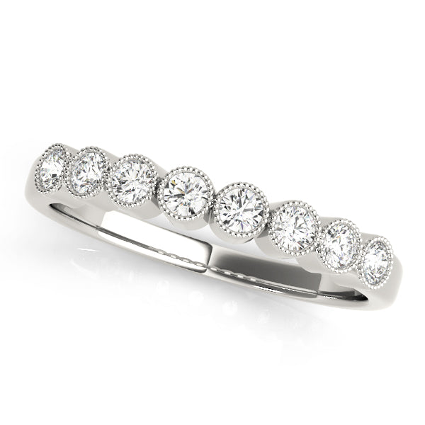 Bezel Set Diamond Wedding Band · 0.24 ct tw