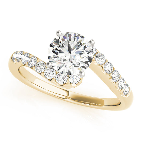 Bypass Diamond Engagement Ring · 0.24 ct tw