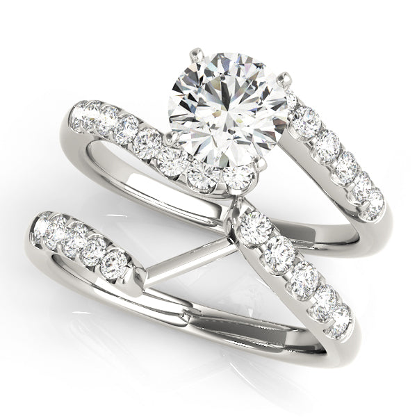 Bypass Diamond Engagement Ring · 0.24 ct tw