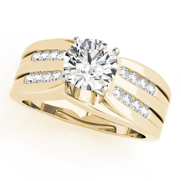 Multi-Row Diamond Engagement Ring · 0.40 ct tw