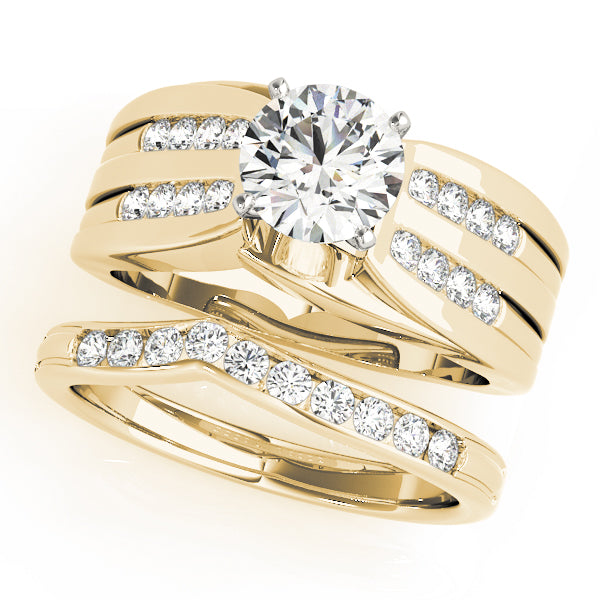 Multi-Row Diamond Engagement Ring · 0.40 ct tw
