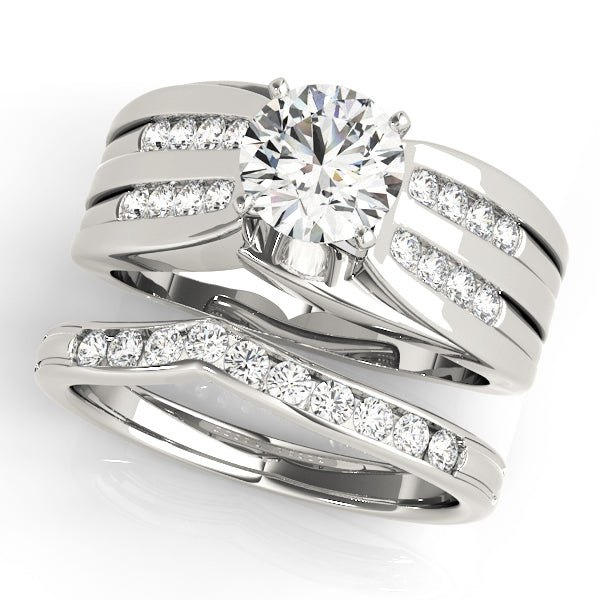 Multi-Row Diamond Engagement Ring · 0.40 ct tw