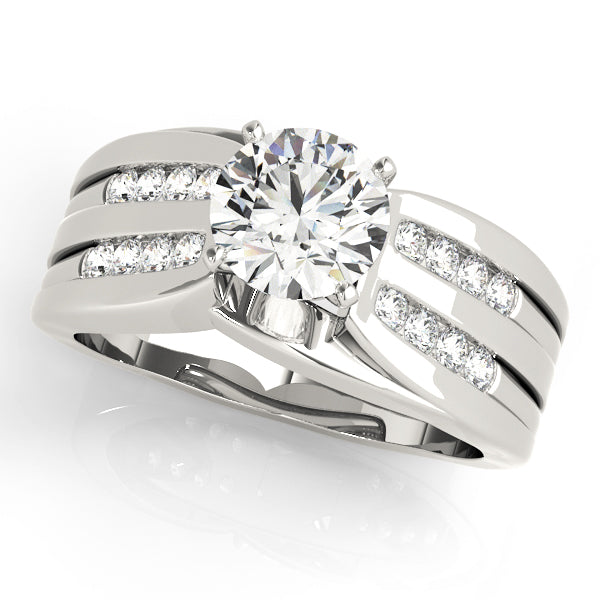 Multi-Row Diamond Engagement Ring · 0.40 ct tw