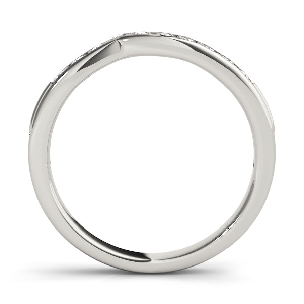 Curved Diamond Wedding Band · 0.20 ct tw