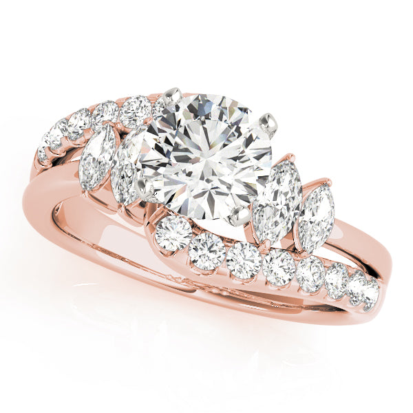 Marquise Fancy Shape Diamond Engagement Ring · 0.76 ct tw