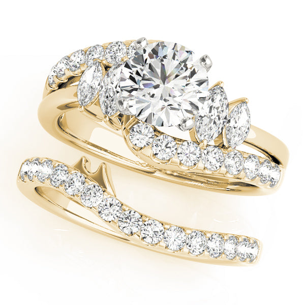 Marquise Fancy Shape Diamond Engagement Ring · 0.76 ct tw