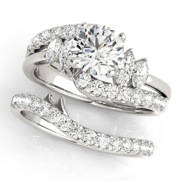 Marquise Fancy Shape Diamond Engagement Ring · 0.76 ct tw