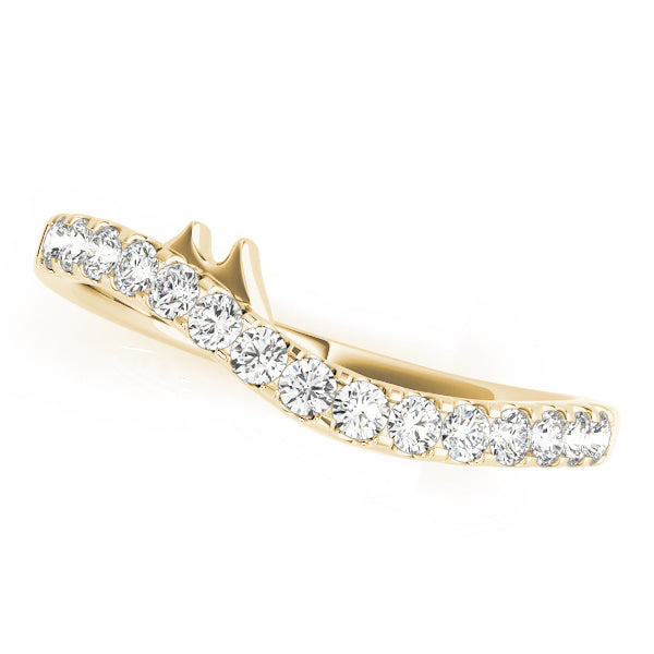 Curved Diamond Wedding Band · 0.30 ct tw