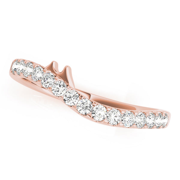 Curved Diamond Wedding Band · 0.30 ct tw