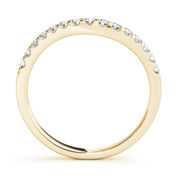 Curved Diamond Wedding Band · 0.30 ct tw