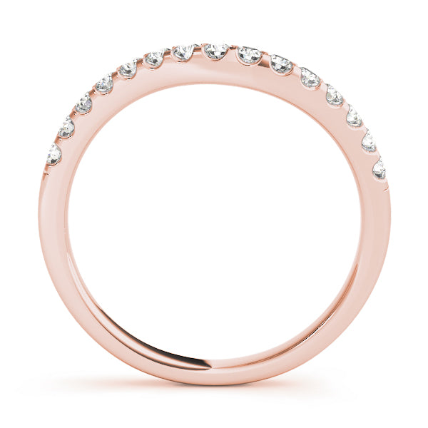 Curved Diamond Wedding Band · 0.30 ct tw