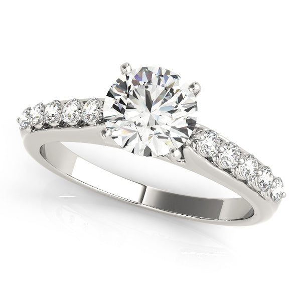 Single Row Prong Set Diamond Engagement Ring · 0.20 ct tw