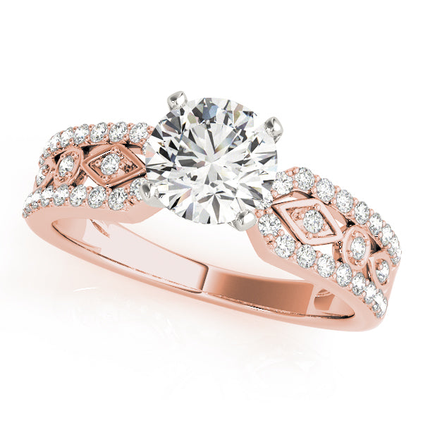 Multi-Row Diamond Engagement Ring · 0.22 ct tw