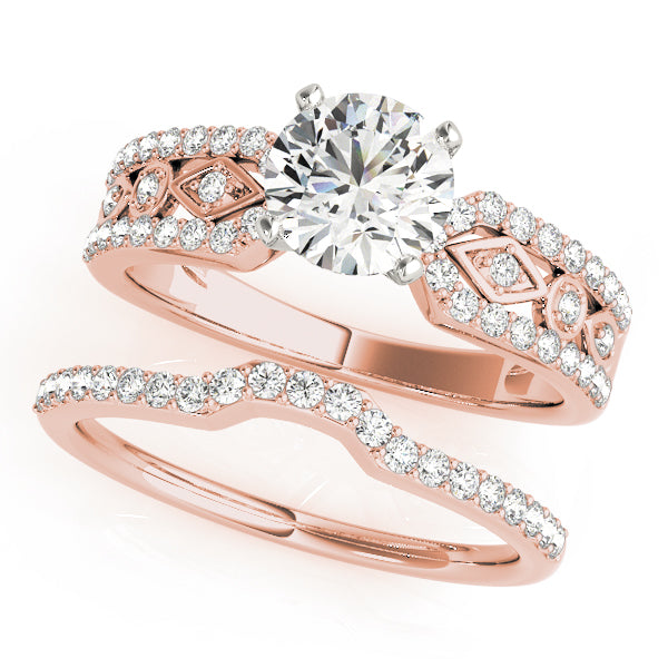 Multi-Row Diamond Engagement Ring · 0.22 ct tw