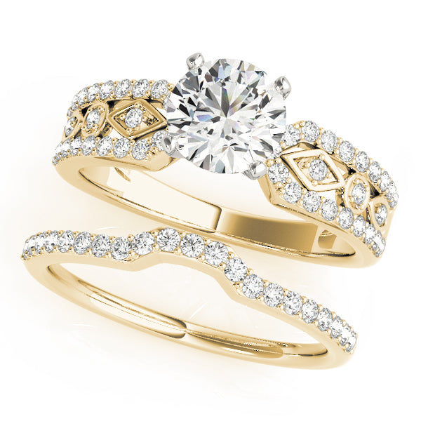 Multi-Row Diamond Engagement Ring · 0.22 ct tw