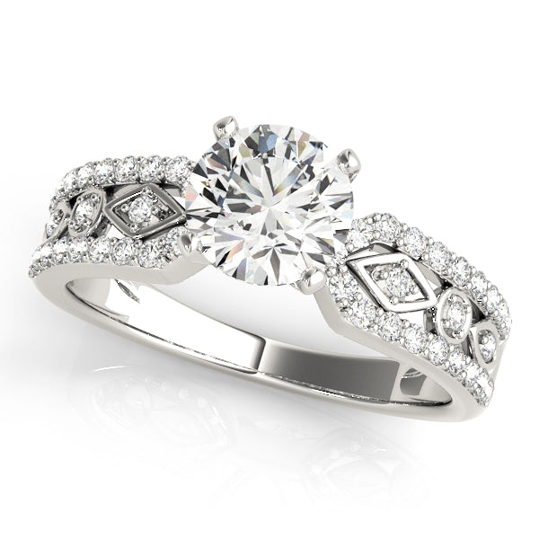 Multi-Row Diamond Engagement Ring · 0.22 ct tw
