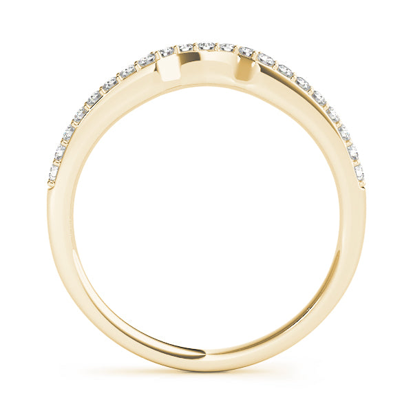 Curved Diamond Wedding Band · 0.16 ct tw