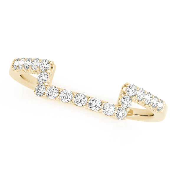 Curved Diamond Wedding Band · 0.25 ct tw