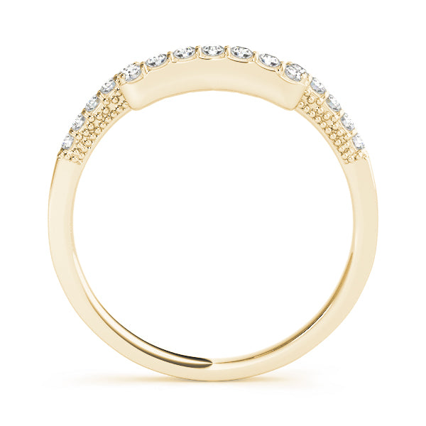 Curved Diamond Wedding Band · 0.28 ct tw