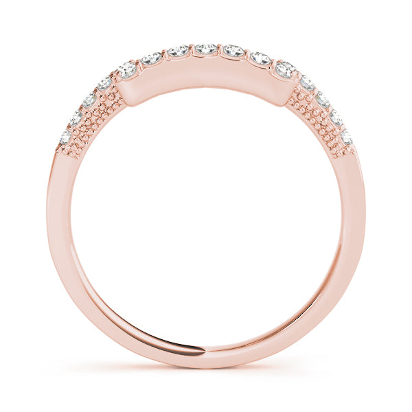 Curved Diamond Wedding Band · 0.28 ct tw