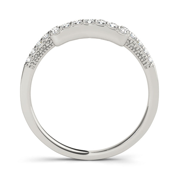 Curved Diamond Wedding Band · 0.28 ct tw