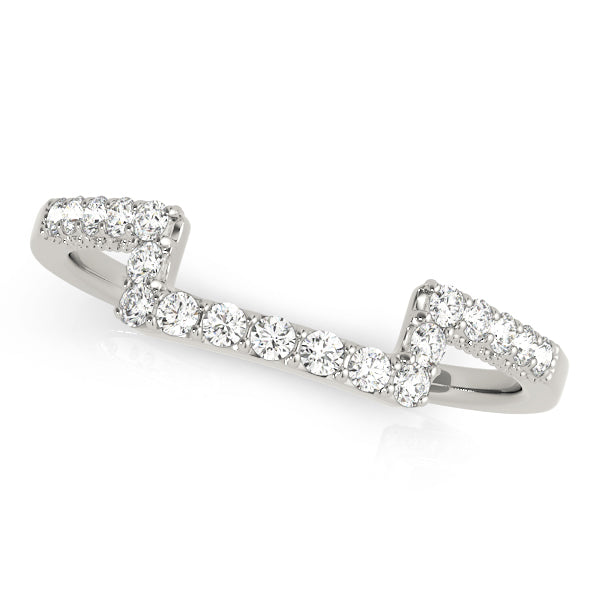 Curved Diamond Wedding Band · 0.25 ct tw