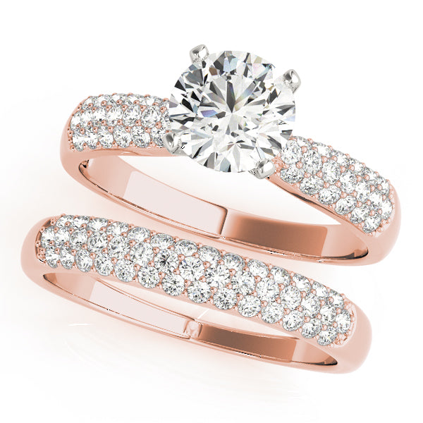 Pave Diamond Engagement Ring · 0.23 ct tw