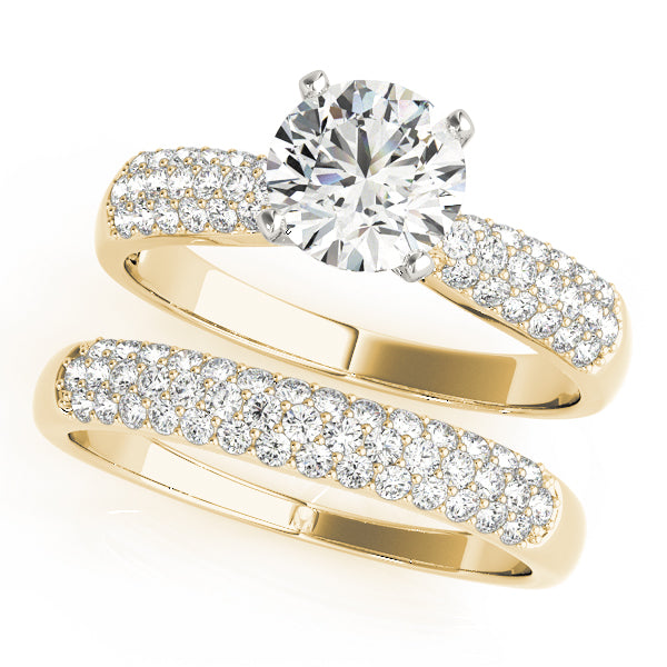 Pave Diamond Engagement Ring · 0.23 ct tw