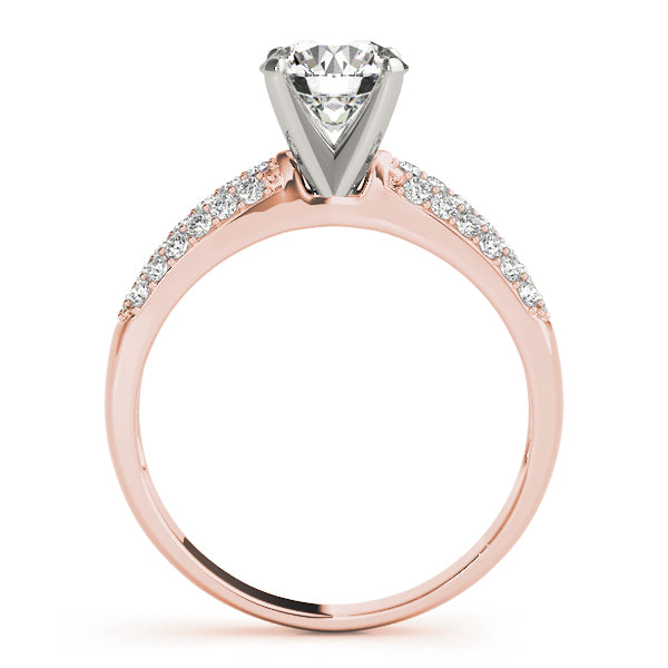 Pave Diamond Engagement Ring · 0.23 ct tw