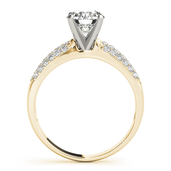 Pave Diamond Engagement Ring · 0.23 ct tw
