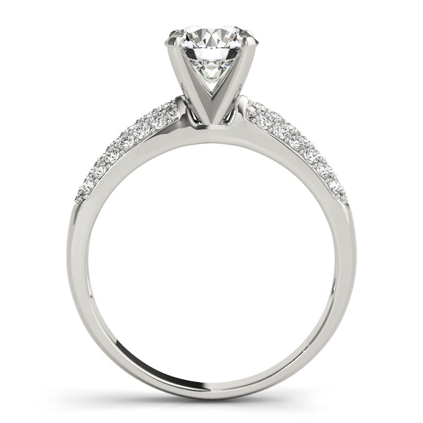 Pave Diamond Engagement Ring · 0.23 ct tw
