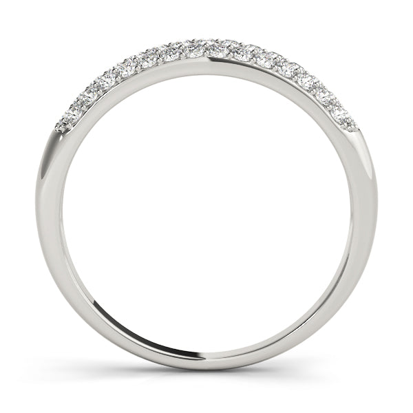 Pave Diamond Wedding Band · 0.25 ct tw