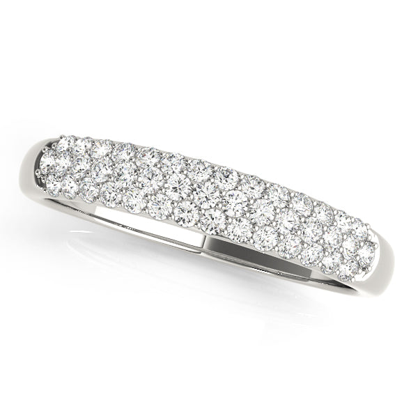 Pave Diamond Wedding Band · 0.41 ct tw