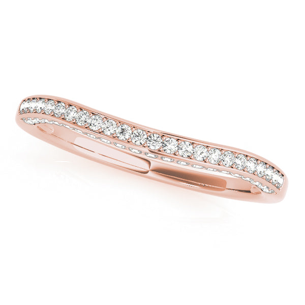Curved Diamond Wedding Band · 0.23 ct tw