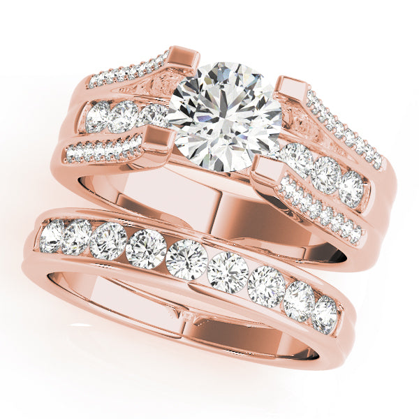 Round Multi-Row Diamond Engagement Ring · 1.54 ct tw