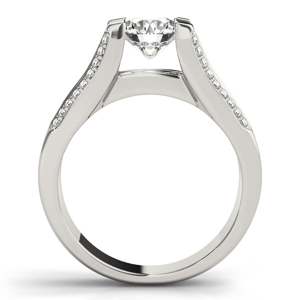 Round Multi-Row Diamond Engagement Ring · 1.54 ct tw