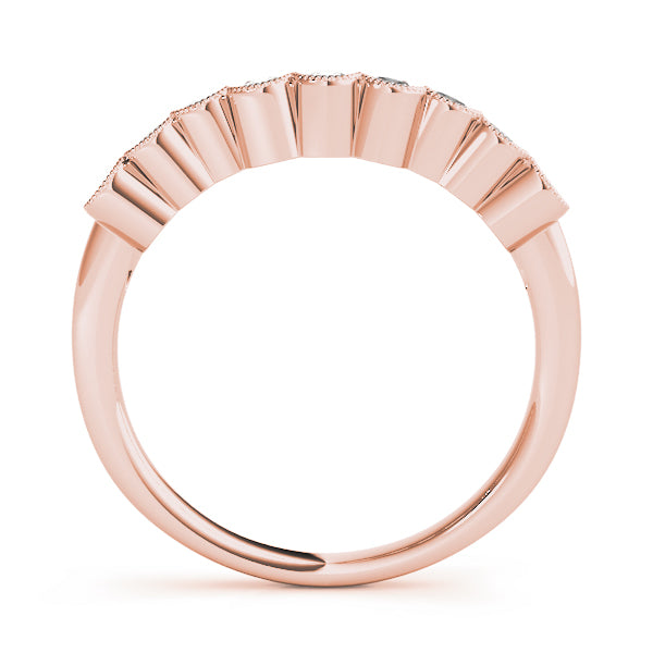 Curved Diamond Wedding Band · 0.45 ct tw