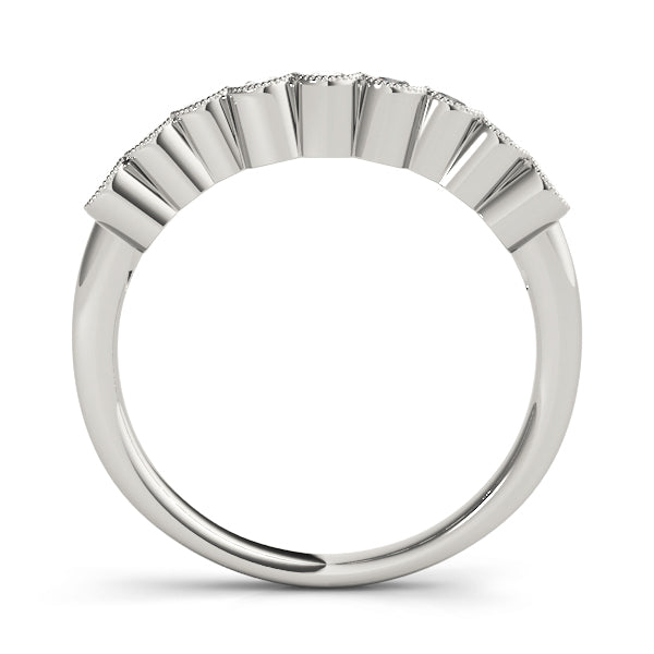 Curved Diamond Wedding Band · 0.45 ct tw