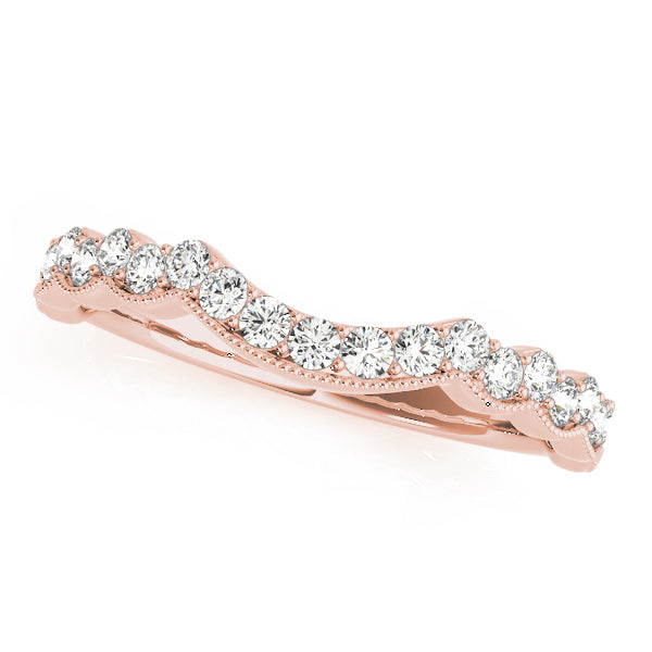 Curved Diamond Wedding Band · 0.23 ct tw